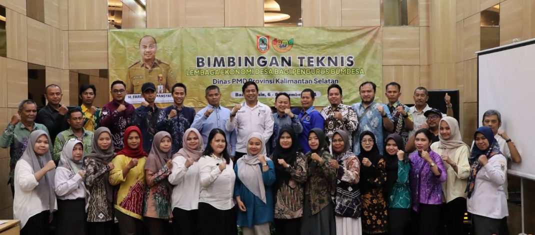 Tingkatkan Kapasitas Pengelola Bumdesa, Dinas PMD Kalsel Gelar Bimtek