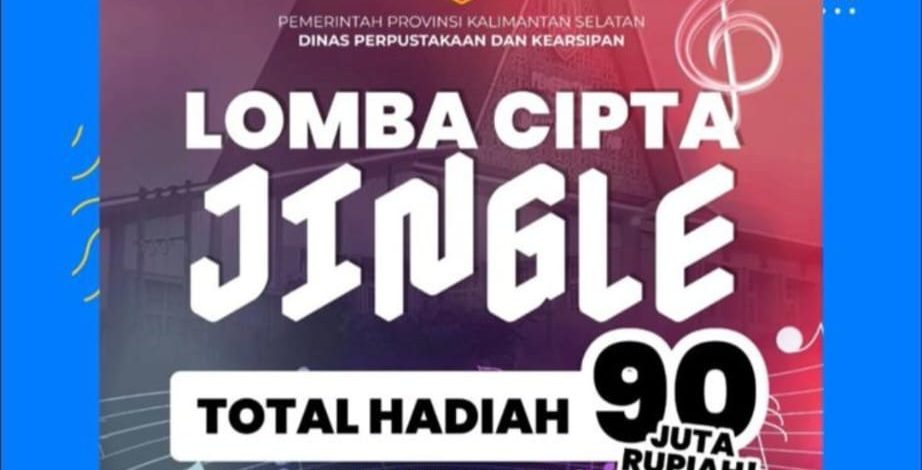 Dispersip Kalsel Buka Pendaftaran Lomba Cipta Jingle, Total Hadiah Rp90 Juta