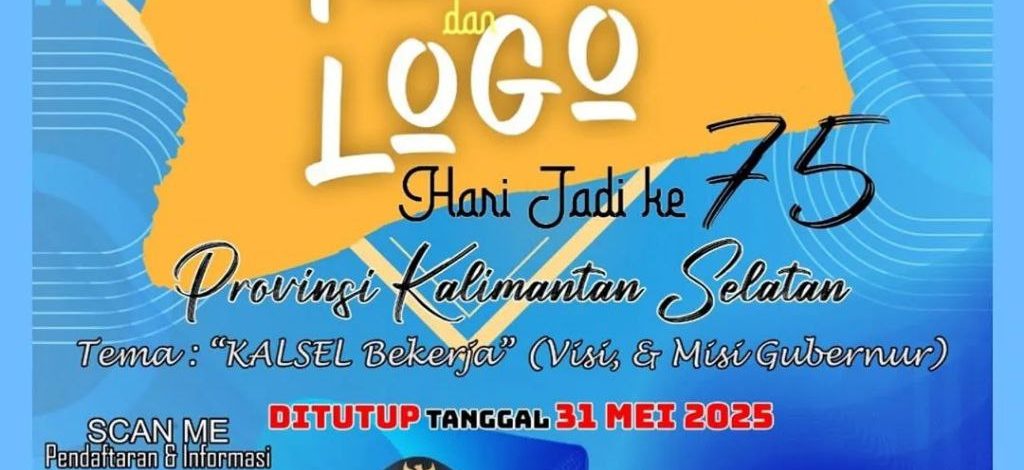 Pemprov Kalsel Laksanakan Lomba Tema dan Logo Harjad Ke-75