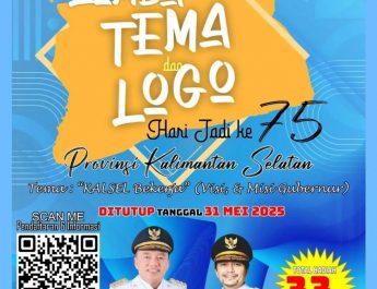 Pemprov Kalsel Laksanakan Lomba Tema dan Logo Harjad Ke-75